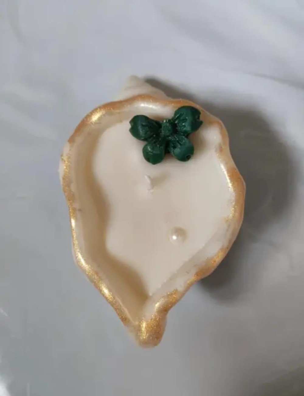 Soy Wax Concrete Shankh Conch Shell Candle 
